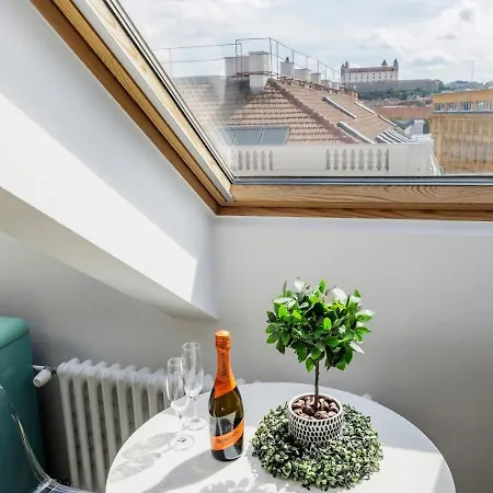 Queen Flat In Old Town With Castle View 公寓 布拉迪斯拉发
